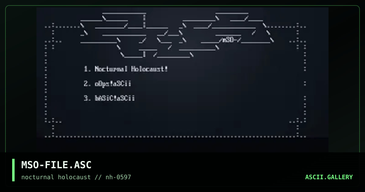 files, by mso, 1997
