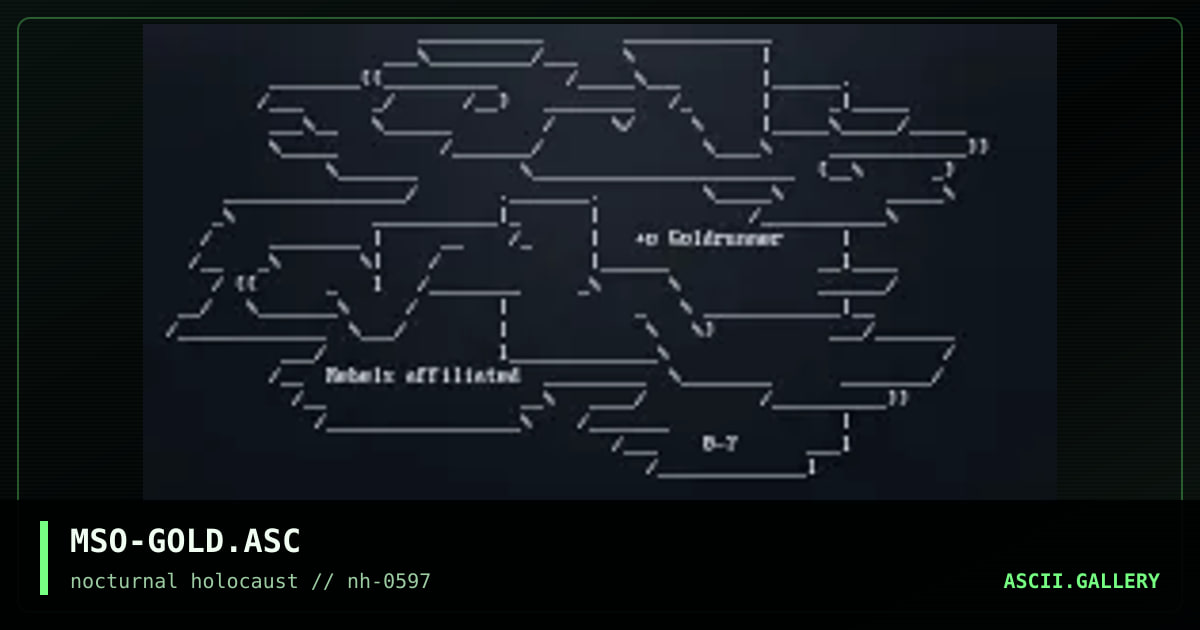 GoldMine, by mso, 1997