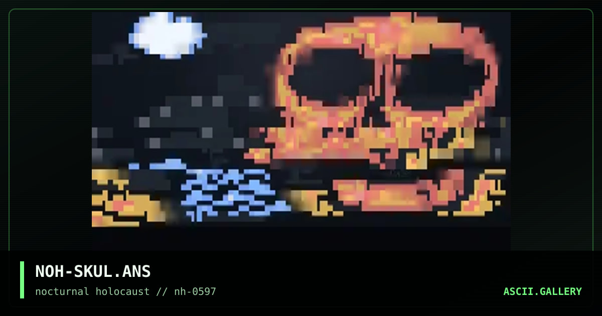 skull, by noah, 1997