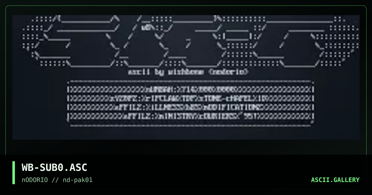 WB-SUB0.ASC, by wishbone, 1995