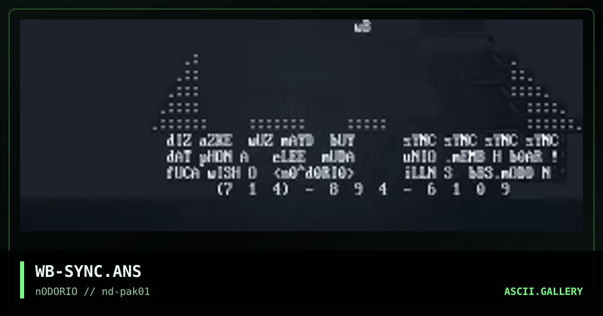 WB-SYNC.ANS, by wishbone, 1995