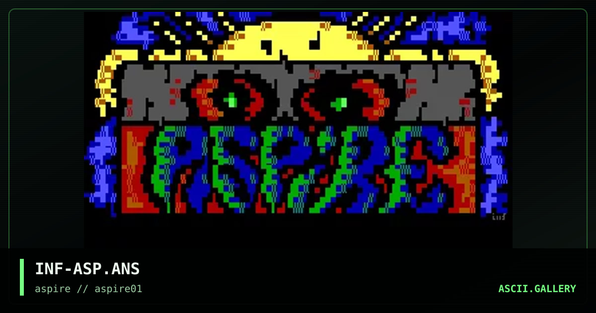 aspire promo, by infect, 1998