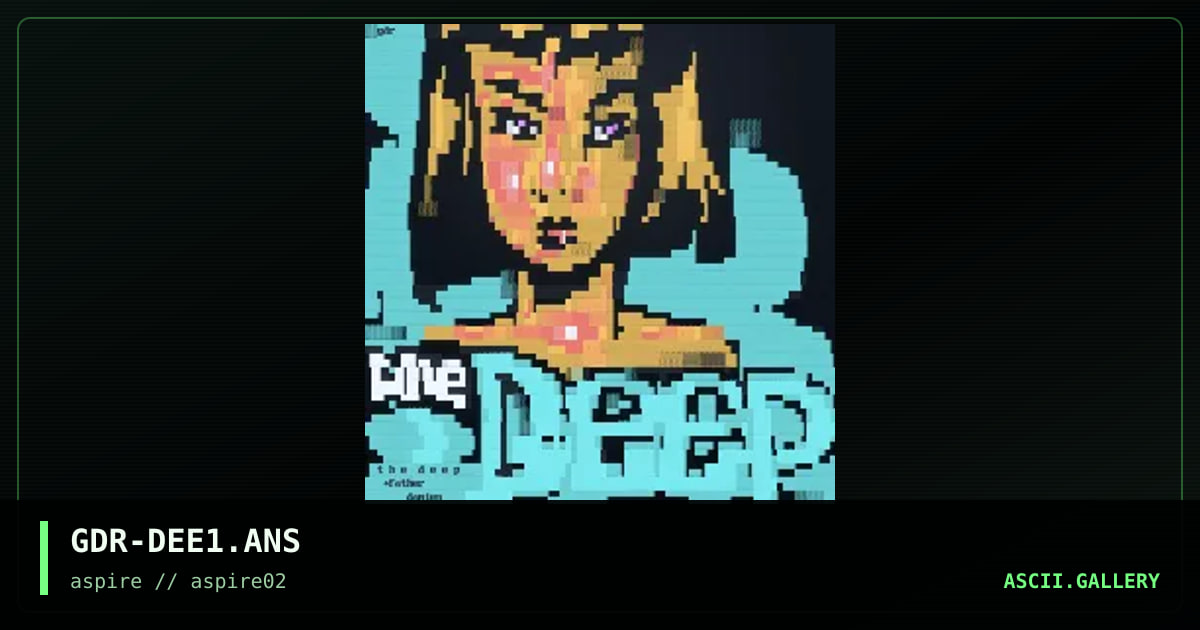 deep ad #1, by gravedancer, 1998