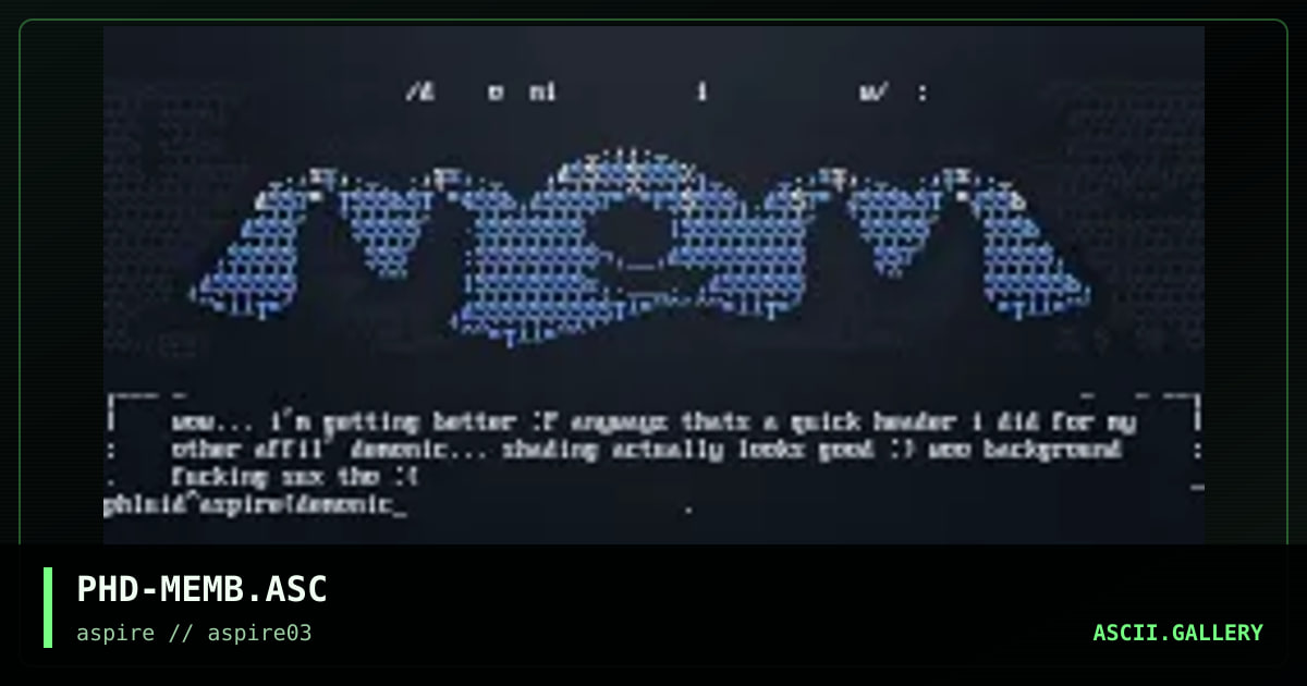 memberslistheader, by phluid, 1998