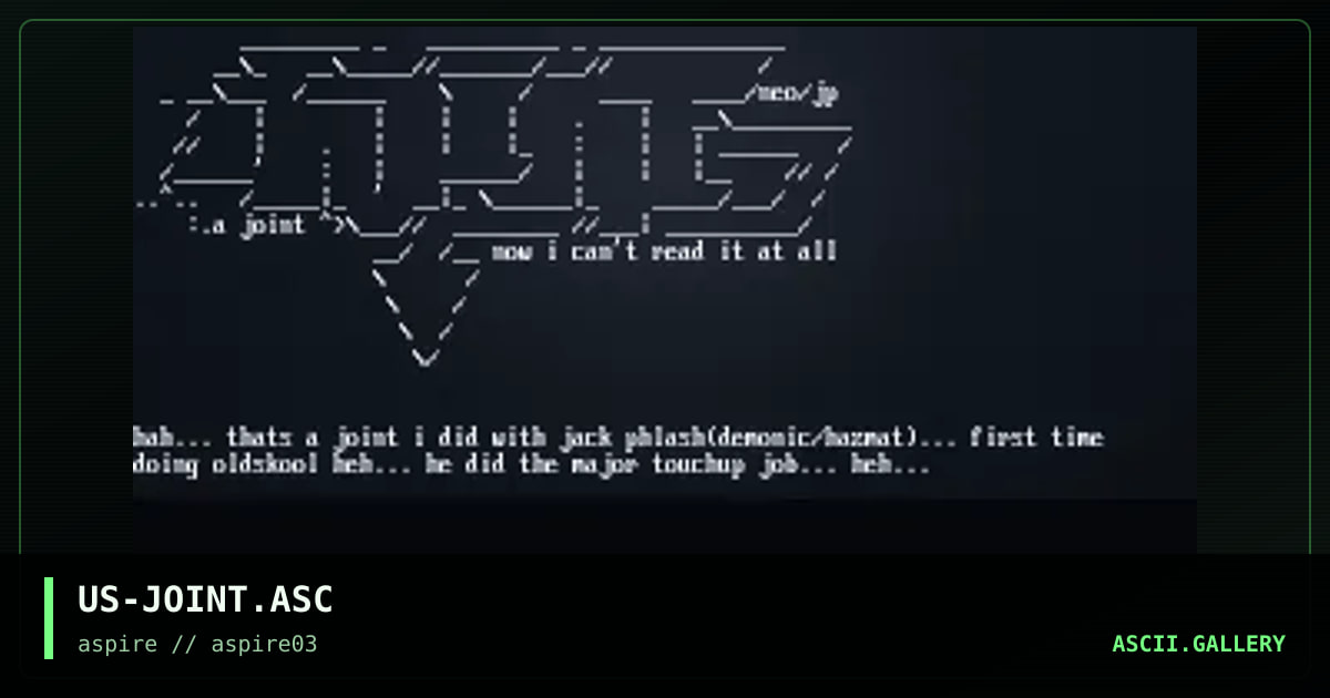 joint?, by jack phlash, phluid, 1998