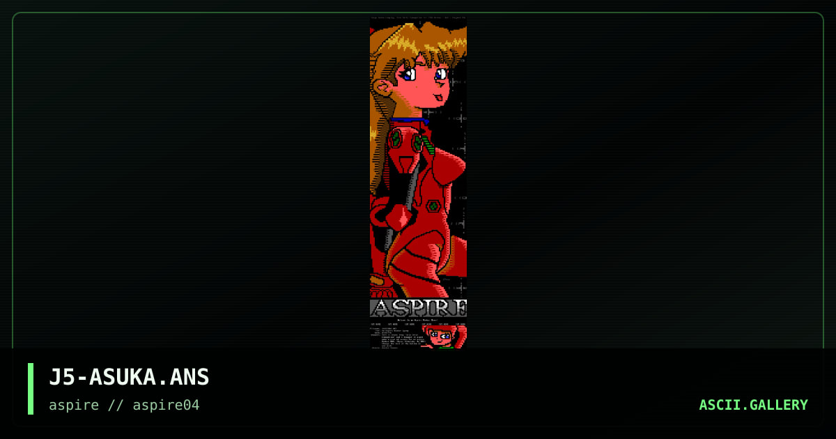 soryu asuka langley, by johnny 5, 1998