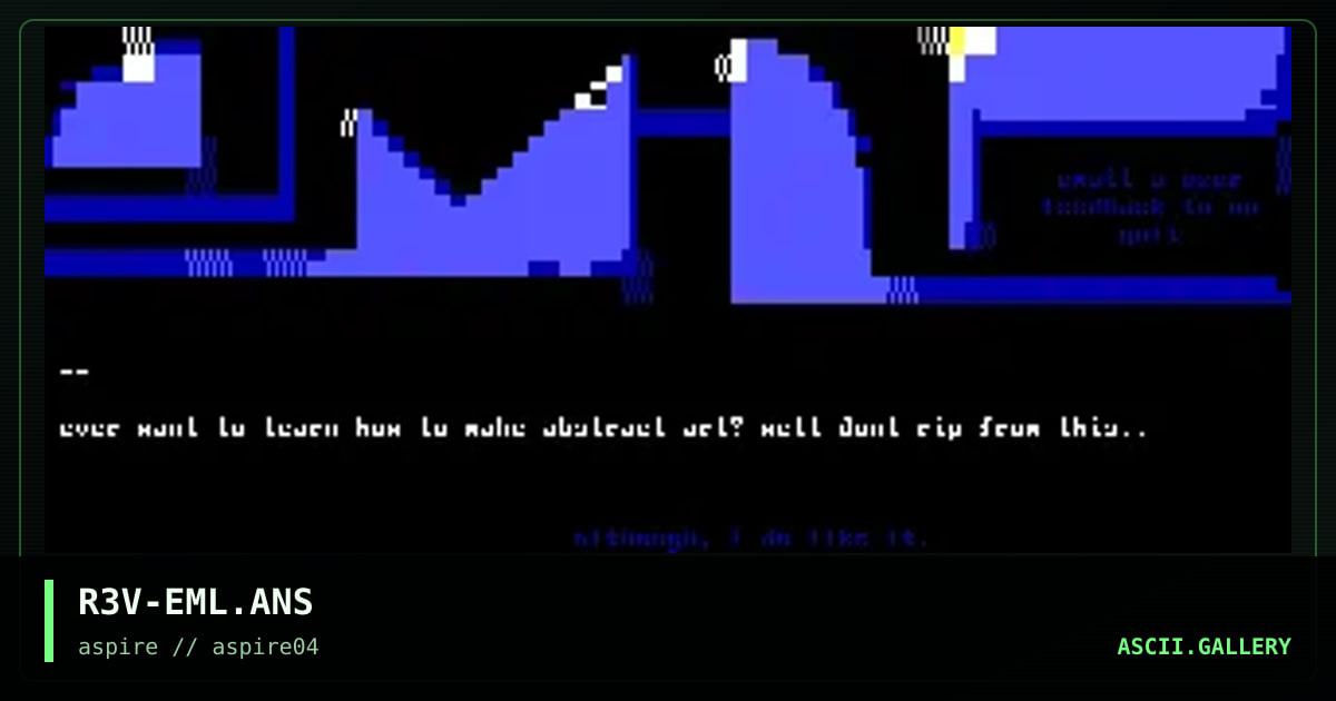 email thing, by revolution, 1998