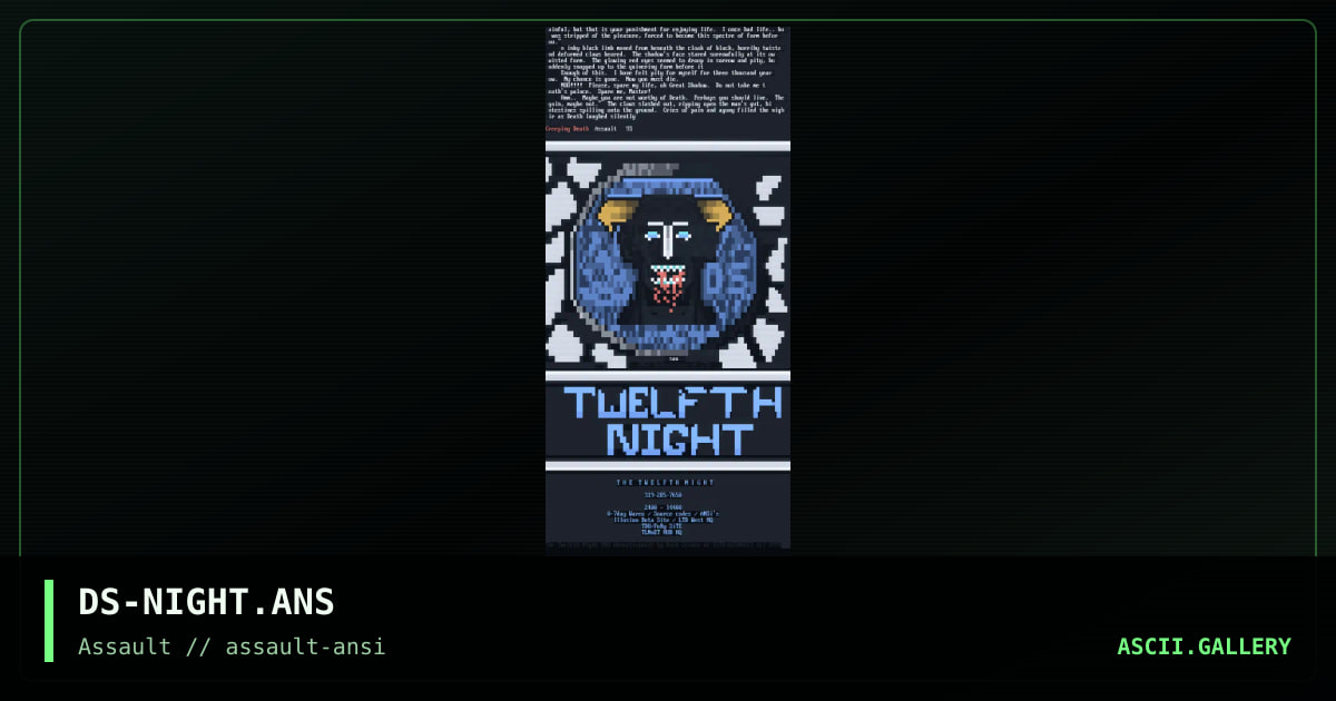 DS-NIGHT.ANS, by creeping death, dark silver, 1993