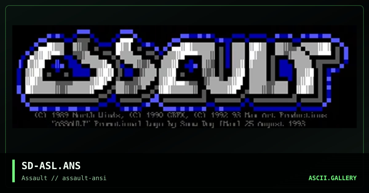 SD-ASL.ANS, by snow dog, 1993