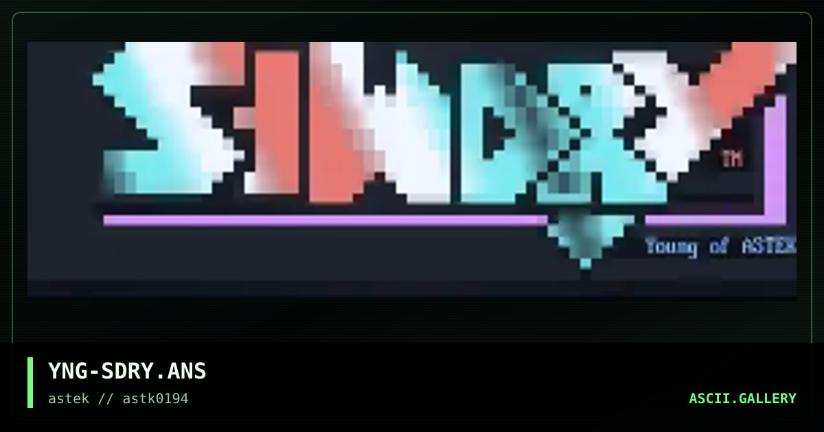 YNG-SDRY.ANS, by young, 1994