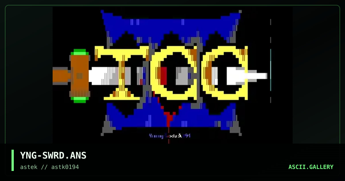 YNG-SWRD.ANS, by young, 1994
