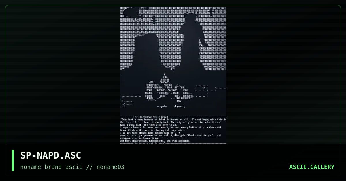 SP-NAPD.ASC, by spinsane, 1996
