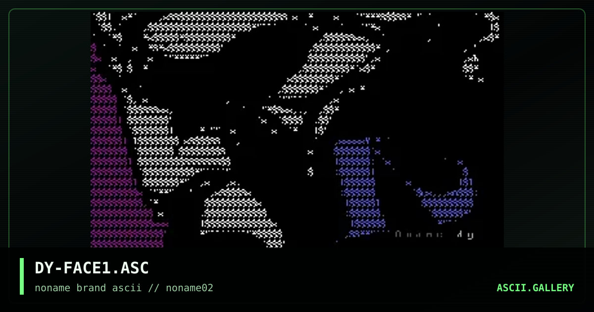 DY-FACE1.ASC, by discyple, 1996