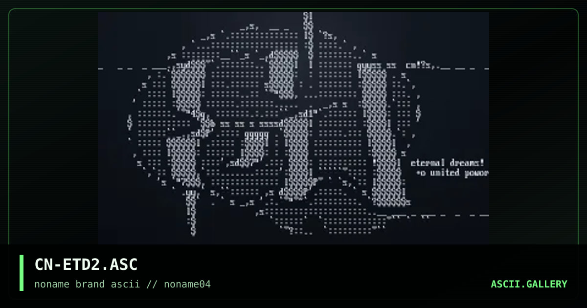 CN-ETD2.ASC, by cain, 1996