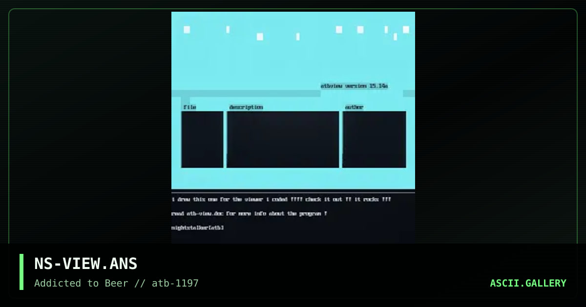 atb-view screen, by nightstalker, 1997