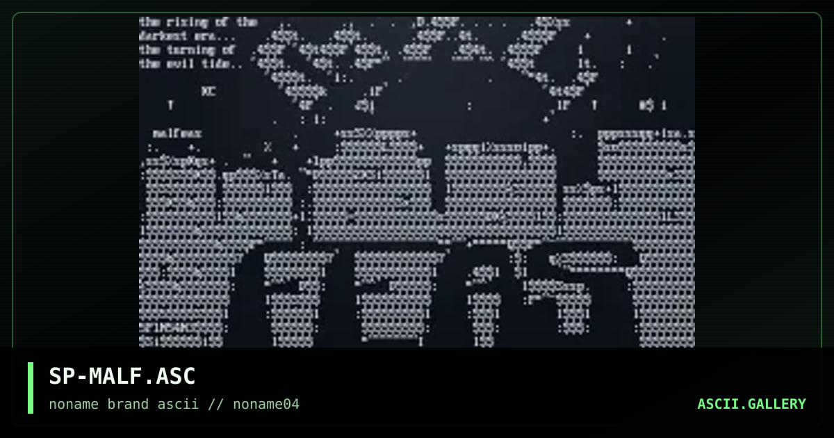 SP-MALF.ASC, by spinsane, 1996