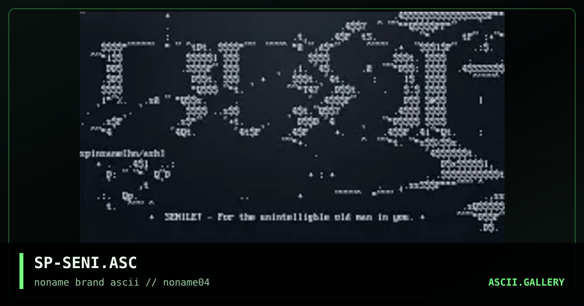 SP-SENI.ASC, by spinsane, 1996