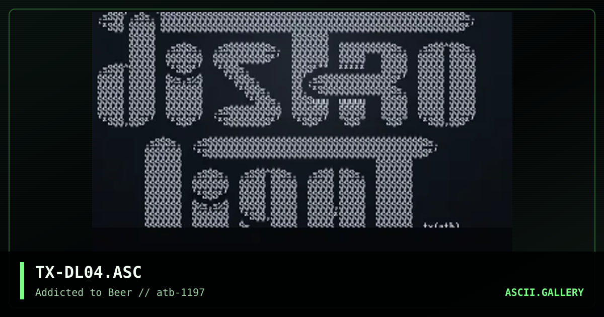 distrolight, by thorax, 1997