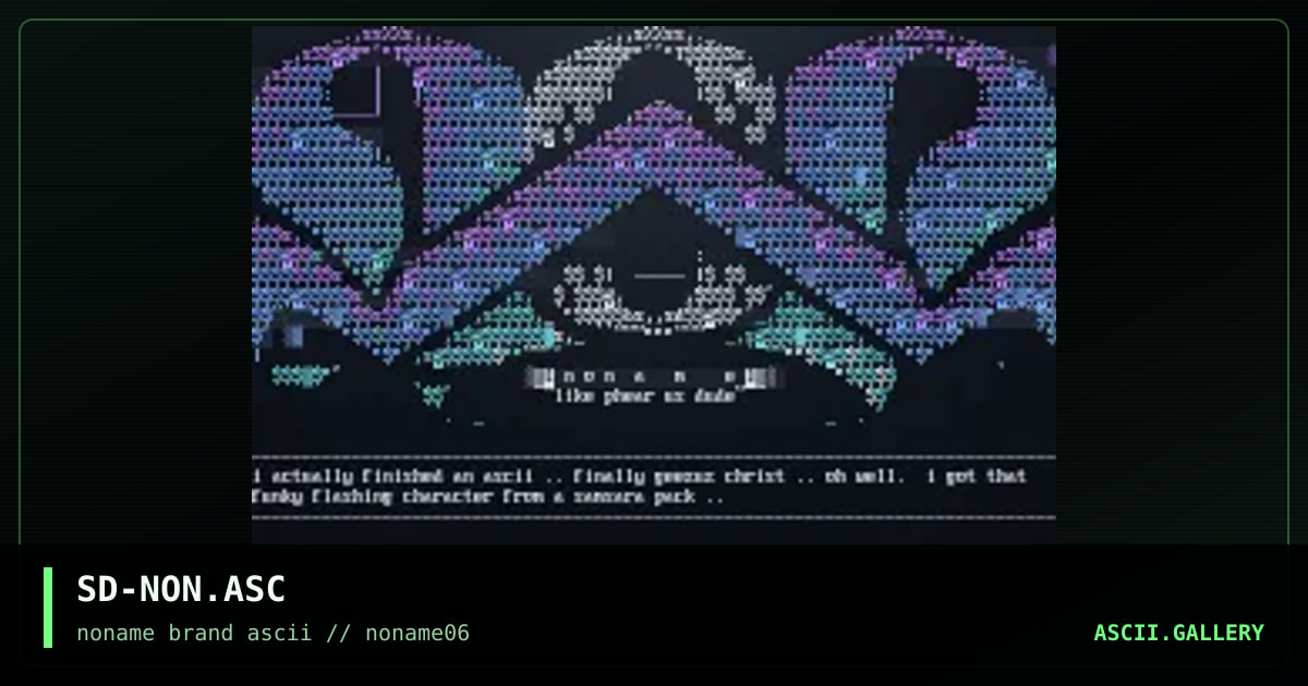 ascii, by savage dragon, 1996