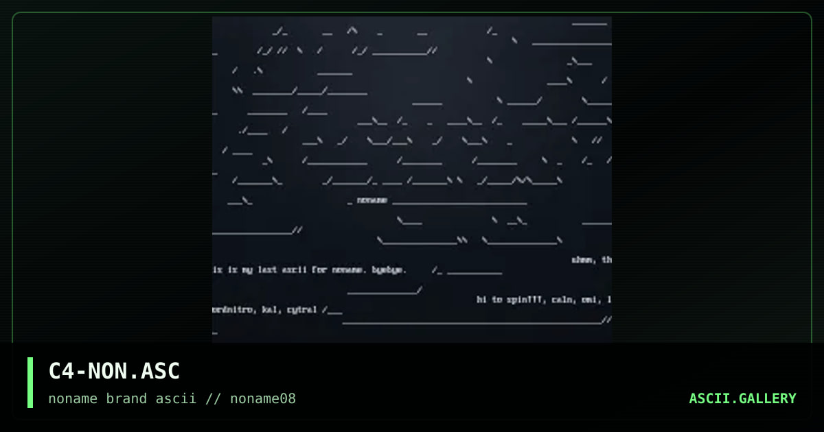 C4-NON.ASC, by cannabis, 1997