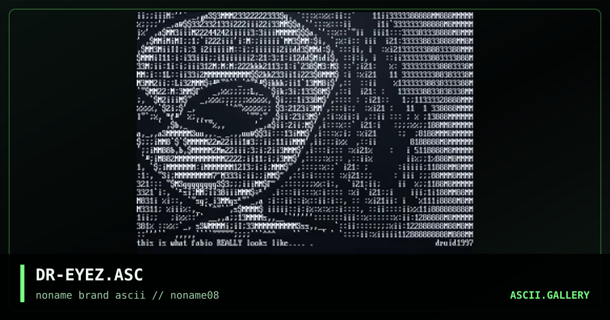 DR-EYEZ.ASC, by druid, 1997