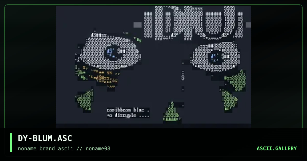 DY-BLUM.ASC, by discyple, 1997