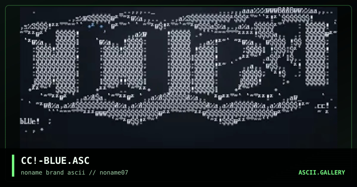CC!-BLUE.ASC, by cyndicide, 1996