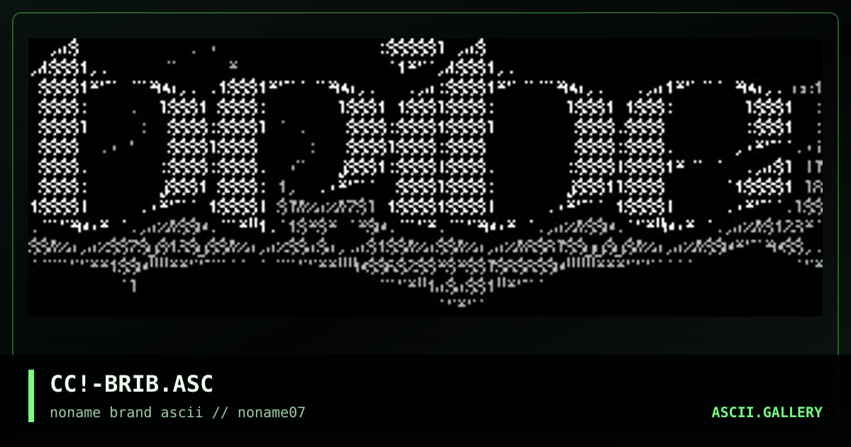 CC!-BRIB.ASC, by cyndicide, 1996