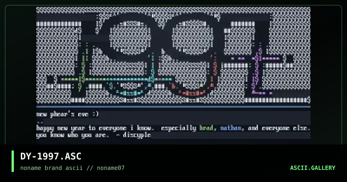 DY-1997.ASC, by discyple, 1996