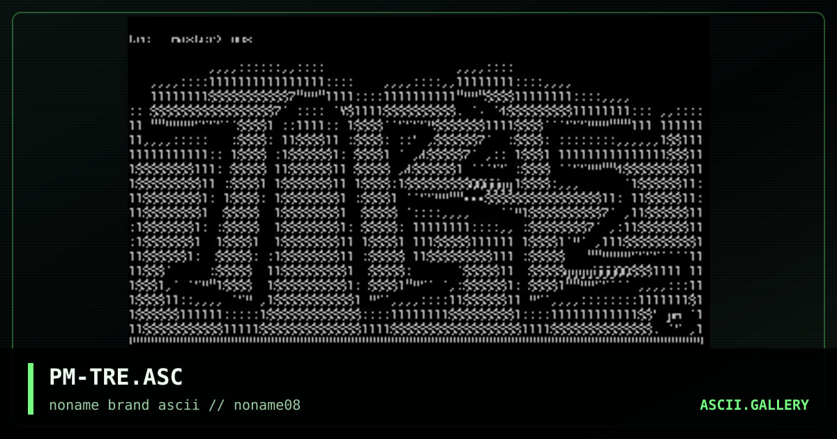 PM-TRE.ASC, by polymorph, 1997