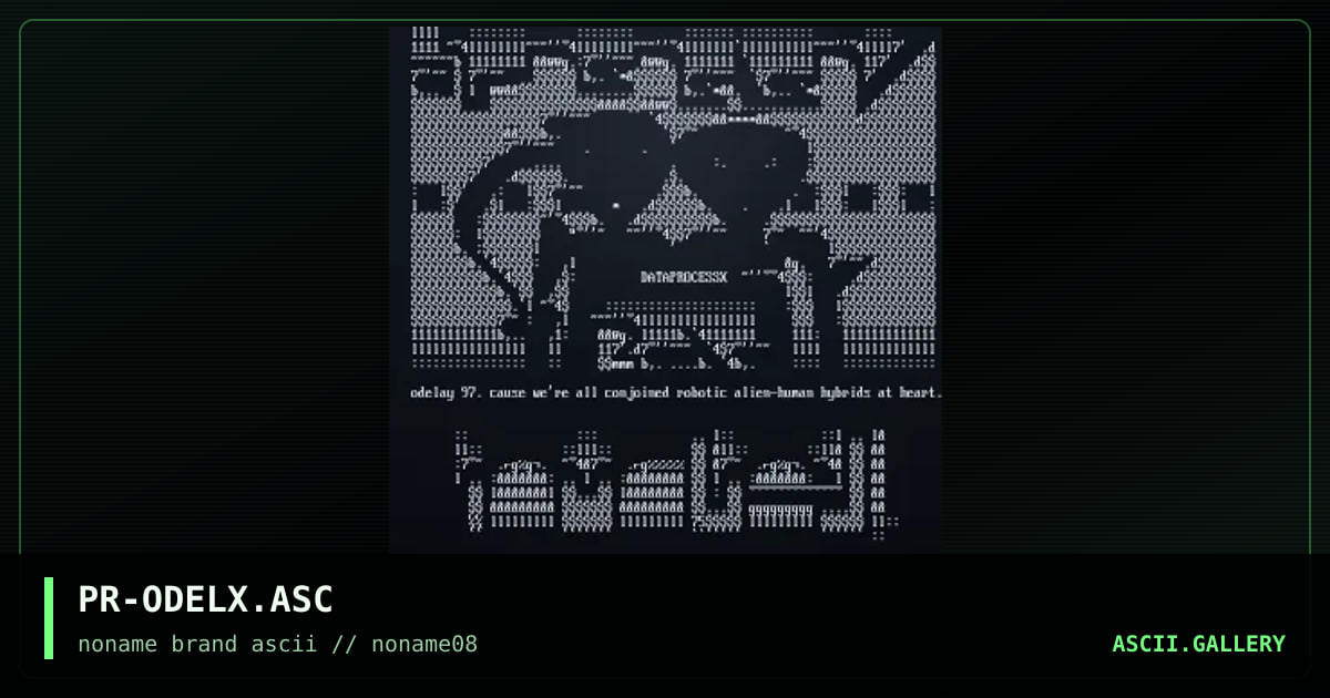 PR-ODELX.ASC, by the prodigy, 1997