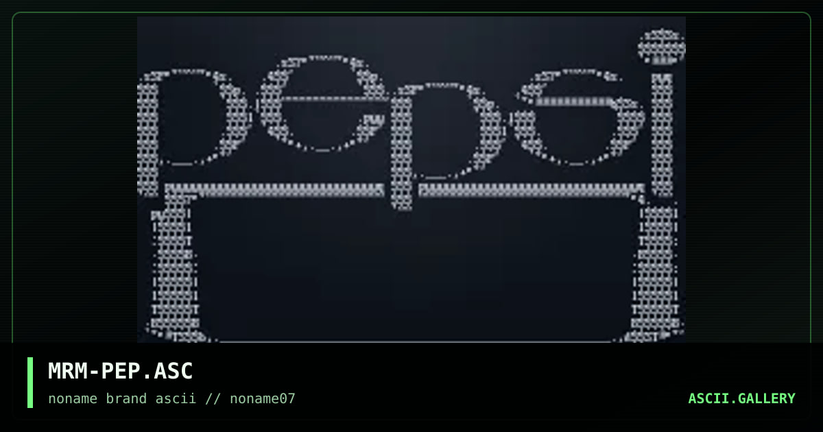MRM-PEP.ASC, by mr madness, 1996