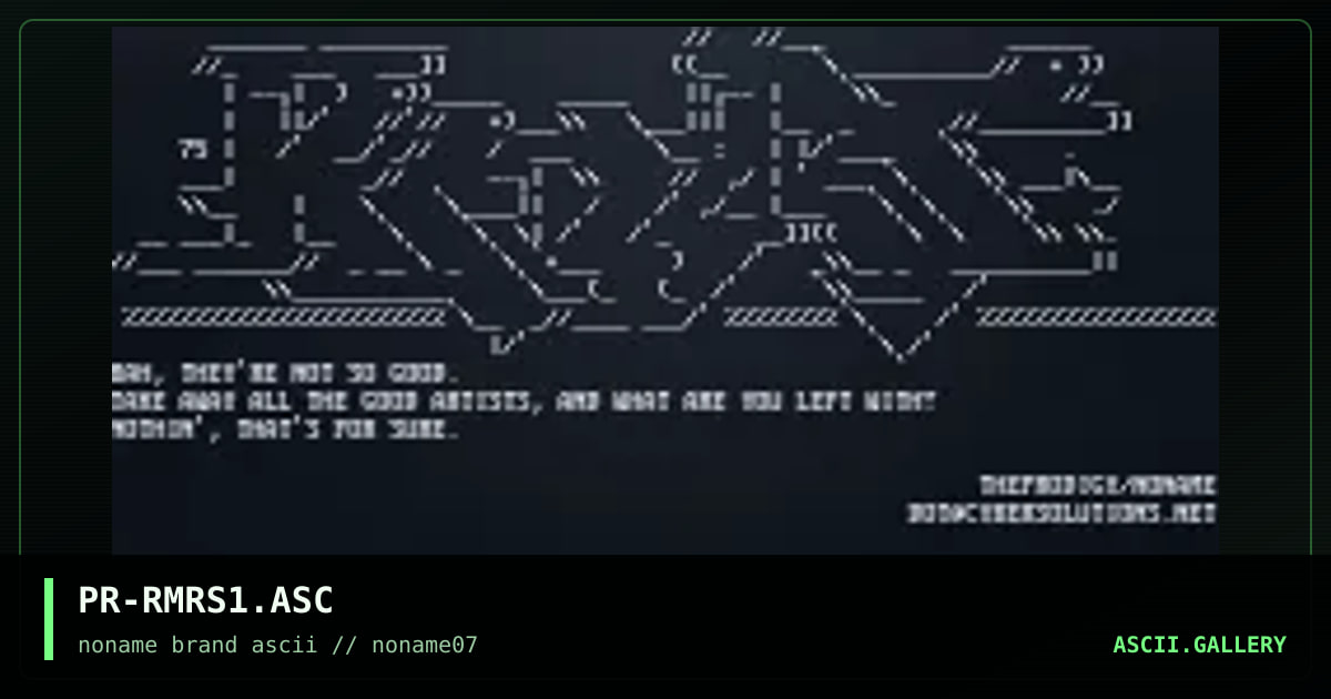 PR-RMRS1.ASC, by the prodigy, 1996