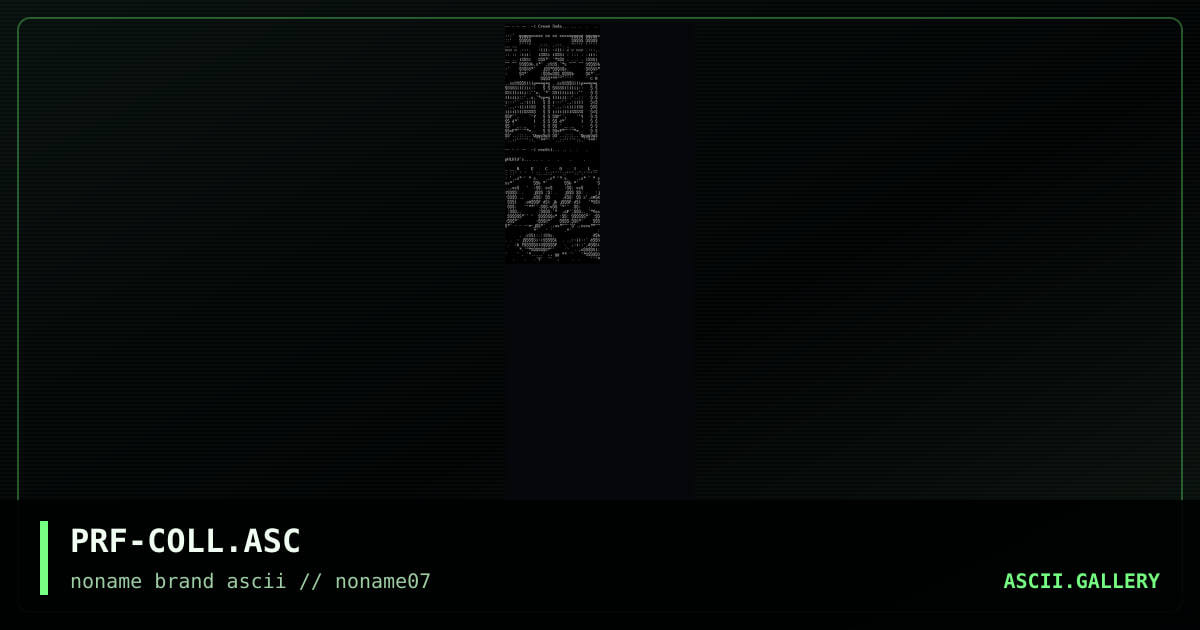 PRF-COLL.ASC, by purify, 1996