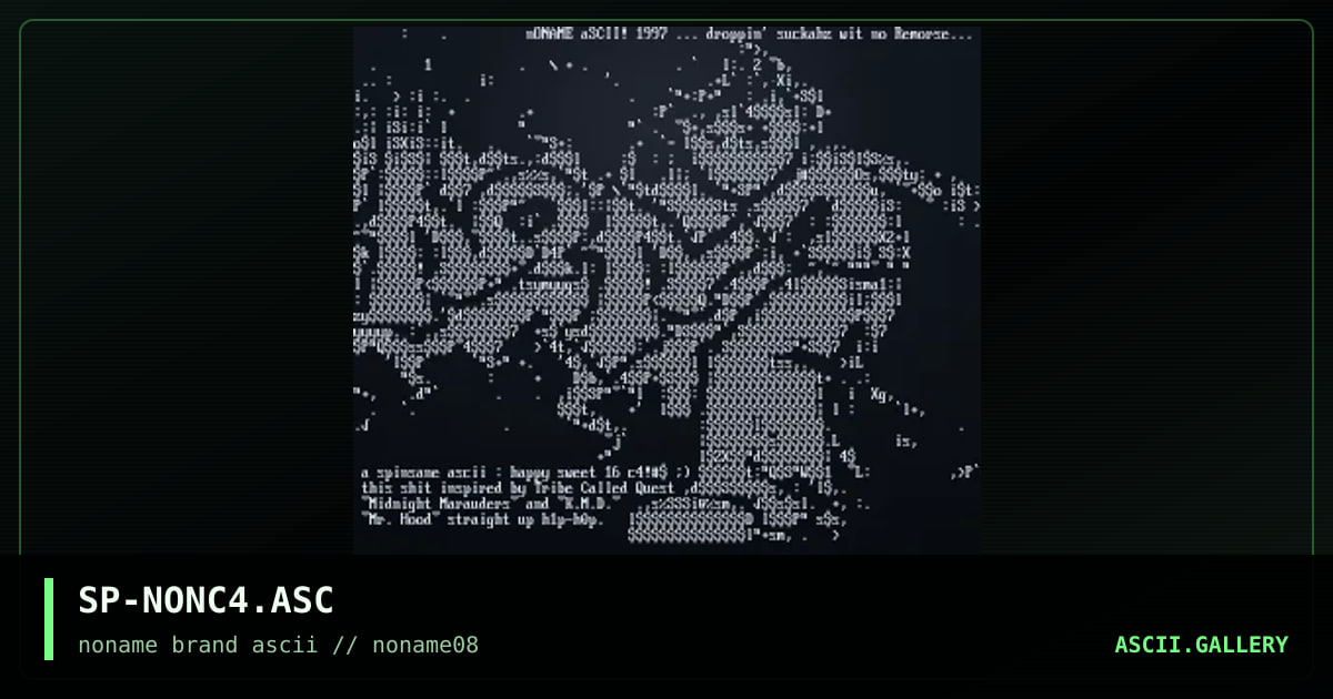SP-NONC4.ASC, by spinsane, 1997