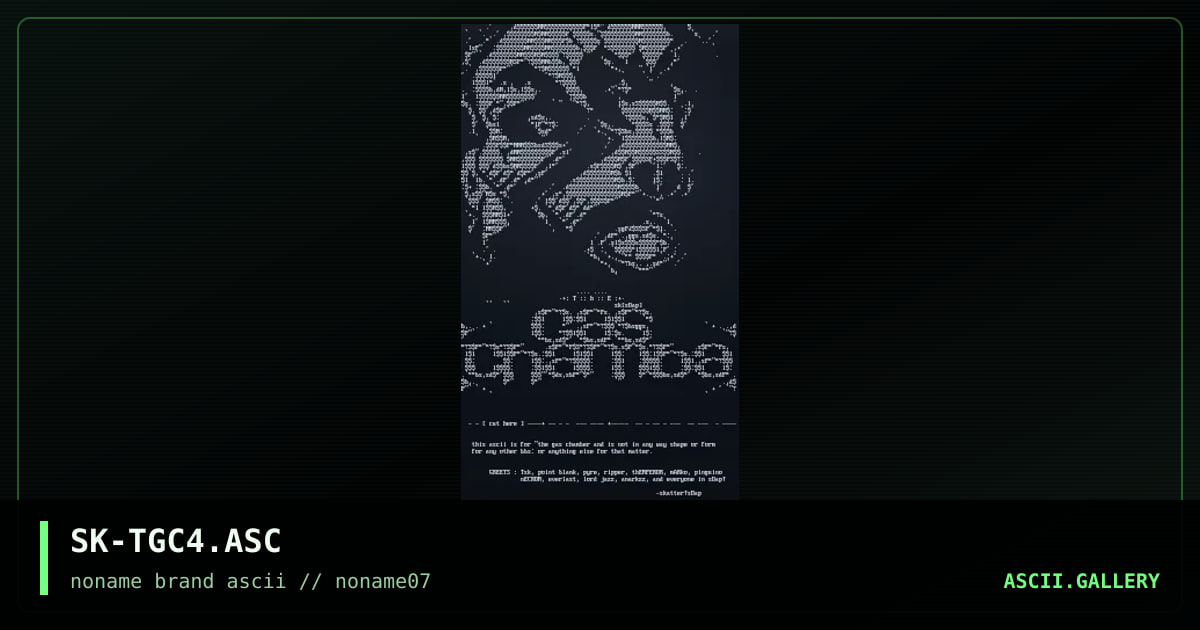 SK-TGC4.ASC, by skatter, 1996