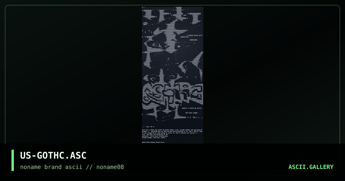 US-GOTHC.ASC, by cain, savage dragon, spinsane, 1997