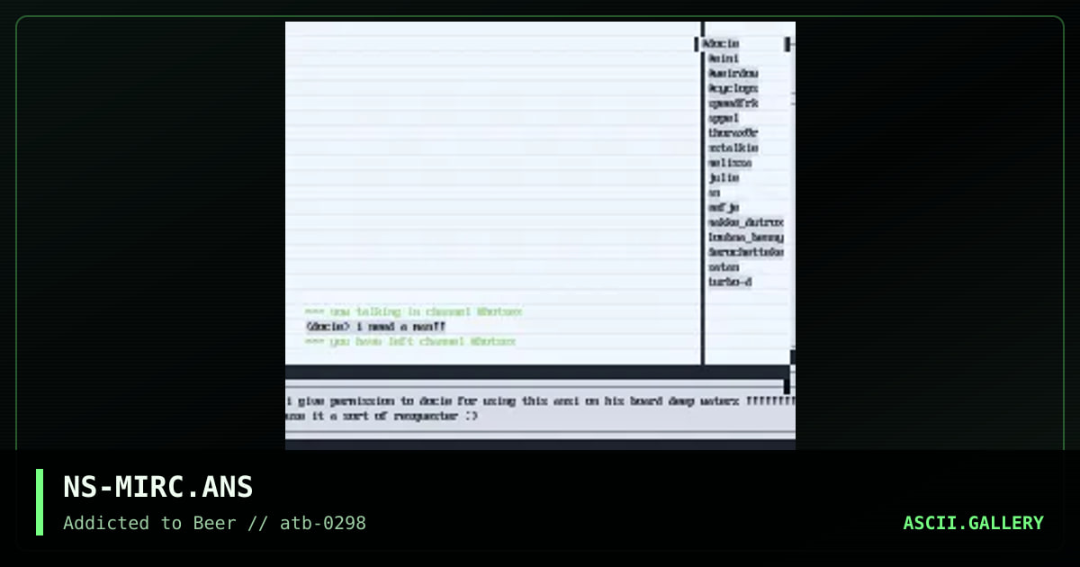 mirc rulez!, by nightstalker, 1998