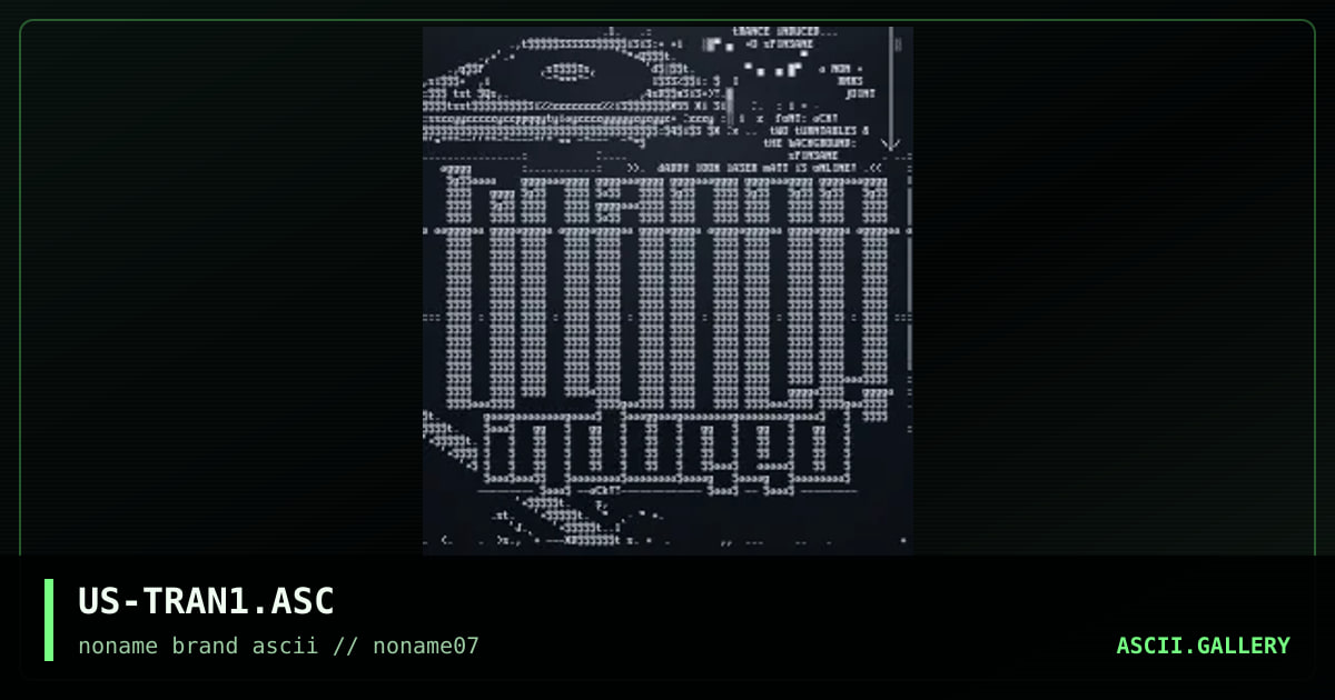 US-TRAN1.ASC, by spinsane, ack, 1996