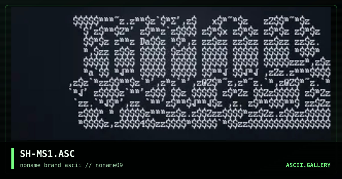 SH-MS1.ASC, by shamen, 1997