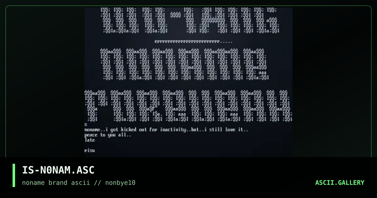IS-N0NAM.ASC, by risu, 1997