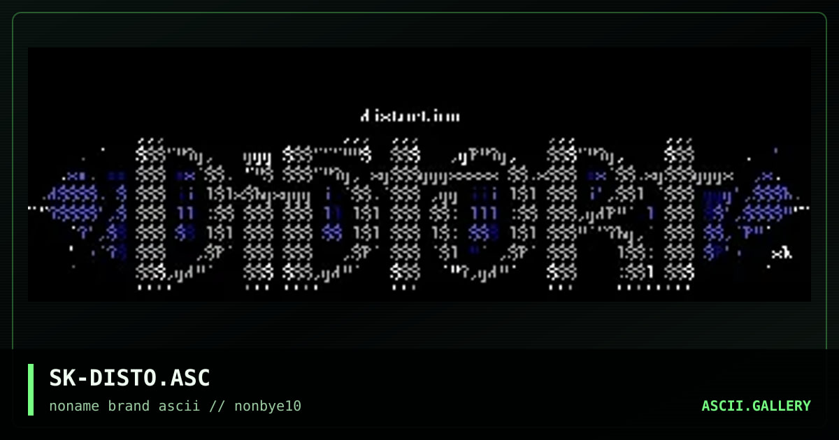 SK-DISTO.ASC, by skatter, 1997