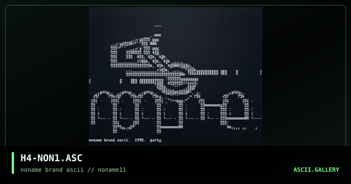H4-NON1.ASC, by haji, 1998