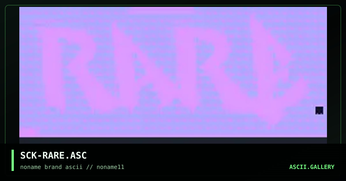 SCK-RARE.ASC, by psylock, 1998