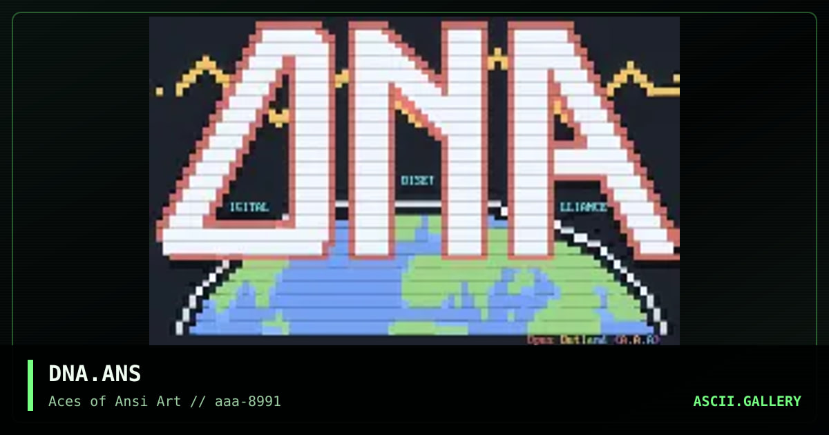 DNA.ANS, by opus outland, 1991