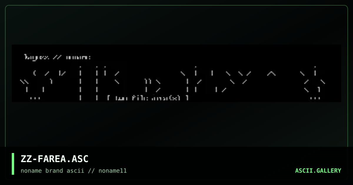 ZZ-FAREA.ASC, by kayozz, 1998