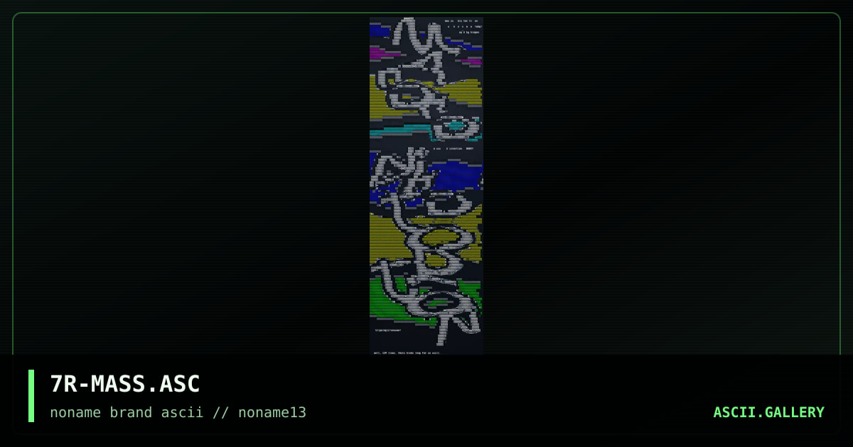 mass distortion, by tripulogic, 1998