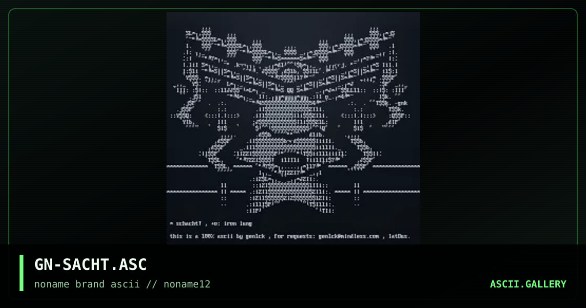 GN-SACHT.ASC, by genick, 1998