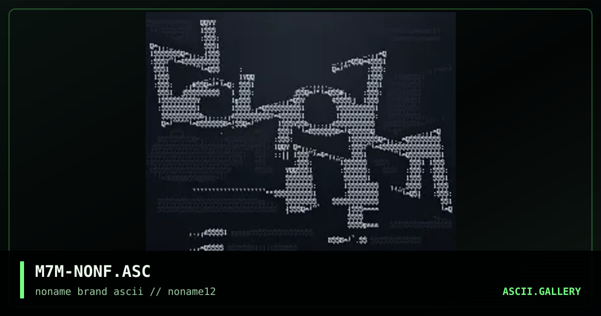 M7M-NONF.ASC, by metal militia, 1998