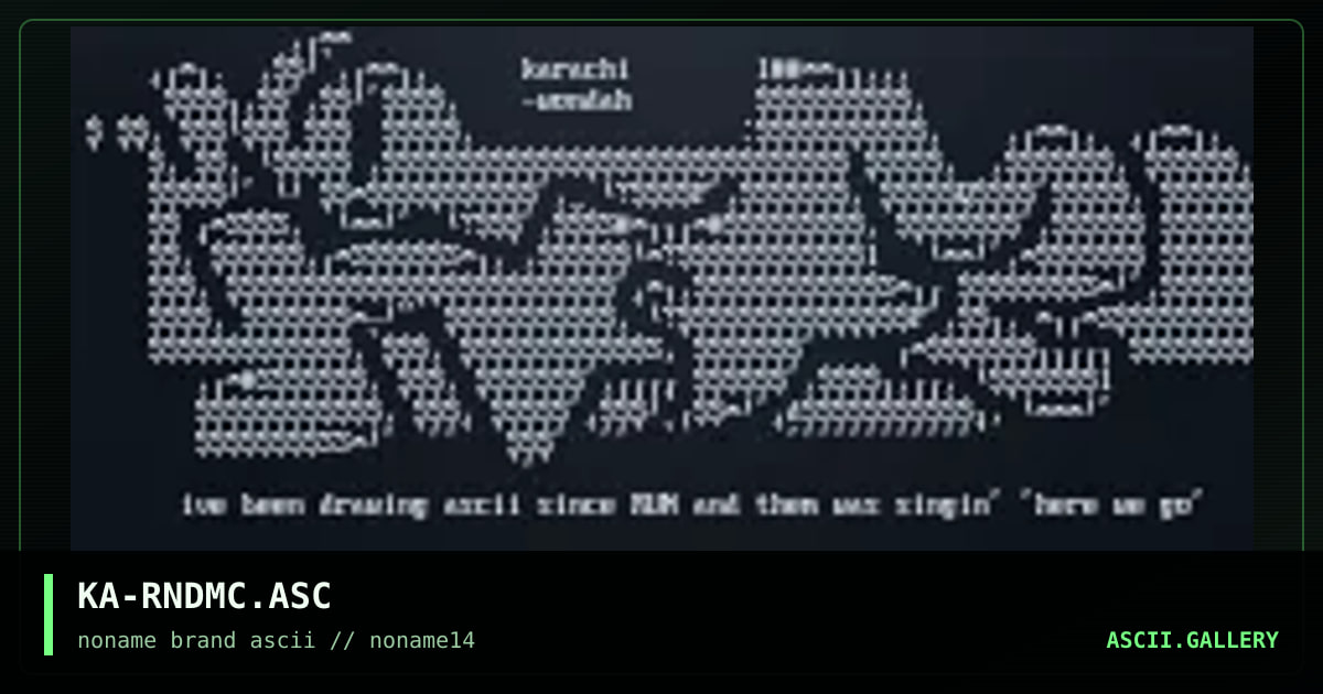 KA-RNDMC.ASC, by karachi, 1998
